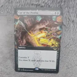 Cut of the Profits (Extended Art) - SNC - Rare - Magic MTG NM - Image 1