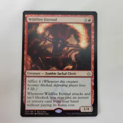 1x MTG FOIL Wildfire Eternal Buy A Box Promo NM Near Mint Magic the Gathering - Image 3