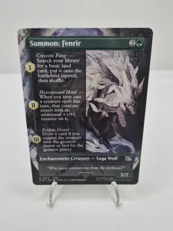 MTG FINAL FANTASY - Summon: Fenrir Borderless Non-Foil uncommon U 0372 - Image 2