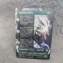 MTG FINAL FANTASY - Summon: Fenrir Borderless Non-Foil uncommon U 0372 - Image 1