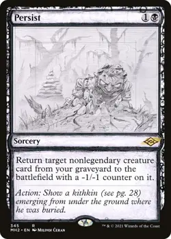 MTG Persist (Showcase) - 345 / English / Near Mint - Image 1