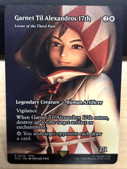 MTG Final Fantasy 0024 Garnet Til Alexandros 17th Legendary Creature RARE - Image 1