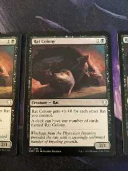 RAT COLONY X4 Dominaria DOM Magic MTG MINT CARD - Image 3