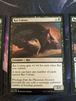 RAT COLONY X4 Dominaria DOM Magic MTG MINT CARD - Image 4