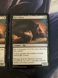 RAT COLONY X4 Dominaria DOM Magic MTG MINT CARD - Image 5