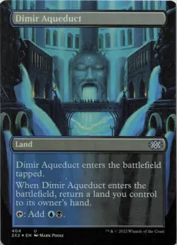 Dimir Aqueduct (Borderless) - FOIL - U Double Masters 2022 404 - MTG - Image 1