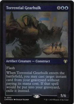 Torrential Gearhulk (Foil Etched) - FOIL - R Commander Masters 501 - MTG - Image 1