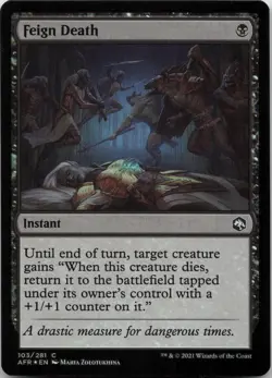 Feign Death - FOIL - C Adventures in the Forgotten Realms 103 - MTG - Image 1
