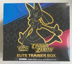 Pokemon Sword & Shield: Crown Zenith Elite Trainer Box | ETB (New & Sealed) - Image 1