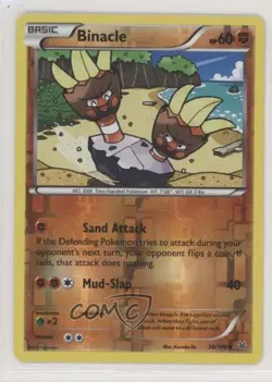 Binacle Reverse Foil Pokemon XY Roaring Skies #38 - Image 1