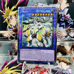 Yugioh Dracotail Arthalion JUSH-EN006 Starlight Rare 1st Ed Near Mint - Image 1