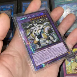 Yugioh Dracotail Arthalion JUSH-EN006 Starlight Rare 1st Ed Near Mint - Image 3