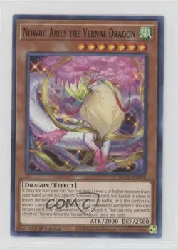 Nowru Aries the Vernal Dragon 1st Ed. YuGiOh Battle of Chaos #BACH-EN096 - Image 1