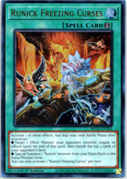 Runick Freezing Curses - MP23-EN245 - Ultra Rare - 1st Edition Yugioh - Image 1