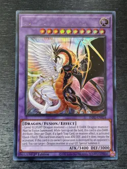 YuGiOh! Light And Darkness Dragonlord INFO - Error Misprint No Name No Imprint - Image 2