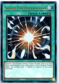 Super Polymerization - RA03-EN053 - Prismatic Ultimate Rare 1st Edition Yugioh - Image 1
