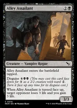 [MTG] Alley Assailant (0076) (MKM) LP-HP - Image 1
