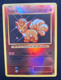 Pokemon Card Vulpix 14/108 Evolutions Reverse Holo Rare (LP) - Image 1