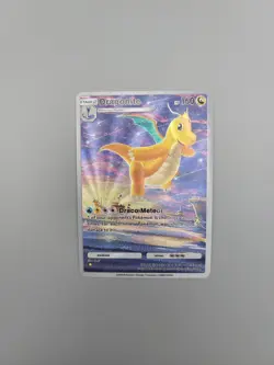 Dragonite Custom TCG Pocket Full Art Pokemon Card Holo Shiny Textured - Image 5