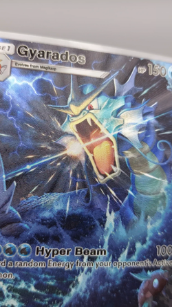 Gyarados Custom TCG Pocket Full Art Pokemon Card Holo Shiny Textured - Image 2