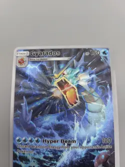 Gyarados Custom TCG Pocket Full Art Pokemon Card Holo Shiny Textured - Image 4