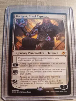MTG Tezzeret, Cruel Captain Edge of Eternities Regular #0002 - Image 1