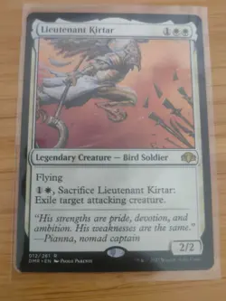 MTG Lieutenant Kirtar 012 Dominaria Remastered M/NM Free UK P&P - Image 1