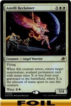 1x - Astelli Reclaimer - FOIL- Edge of Eternities - NM MTG - Image 1