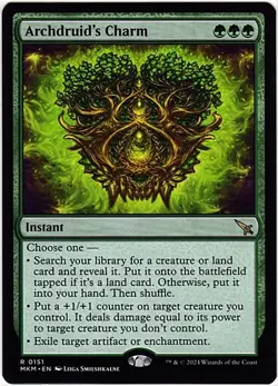 MTG Murders at Karlov Manor Archdruid's Charm (Rare) - Image 1
