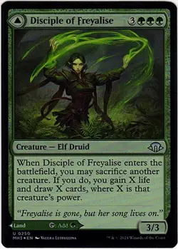 MTG Modern Horizons 3 Disciple of Freyalise/Garden of Freyalise Foil (Uncommon) - Image 3