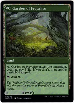 MTG Modern Horizons 3 Disciple of Freyalise/Garden of Freyalise Foil (Uncommon) - Image 4