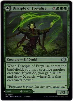 MTG Modern Horizons 3 Disciple of Freyalise/Garden of Freyalise Foil (Uncommon) - Image 3