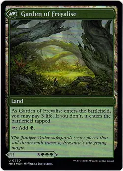 MTG Modern Horizons 3 Disciple of Freyalise/Garden of Freyalise Foil (Uncommon) - Image 4