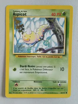 Carte pokemon FRANCAIS Aspicot (BS 69) Set de Base [PLAYED] 19.07.2025E - Image 1