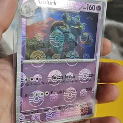 Golurk 043/086 Poke Ball Reverse Holo - Black Bolt - Pokemon Card - NM - Image 1