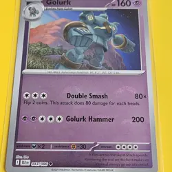 Golurk 043/086 Poke Ball Reverse Holo - Black Bolt - Pokemon Card - NM - Image 2