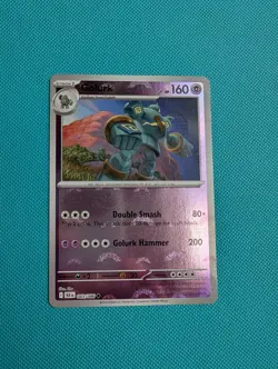 Golurk 043/086 Poke Ball Reverse Holo - Black Bolt - Pokemon Card - NM - Image 1