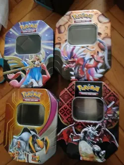 Lotto Accessori, Tin , Etb ,mini Tin Pokemon, Stand,Sticker. All Empty - Image 2