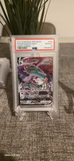 Pokemon PSA 10 Rayquaza Vmax #252 CSR s8B Vmax Climax 2021 Japanese - Image 1