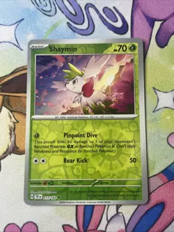 Shaymin 013/162 2024 Pokemon TCG Scarlet & Violet Temporal Forces Reverse Holo - Image 1