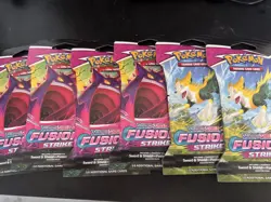 Pokemon TCG Fusion Strike Sleeved Booster Pack - 6 Packs New & Sealed - Image 1
