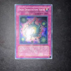 Deck Devastation Virus FET-EN058 Flaming Eternity Unlimited Super Rare Yugioh NM - Image 2