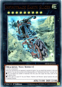 Infinitrack Earth Slicer - MP20-EN214 - Ultra Rare - 1st Edition - Yugioh - Image 1