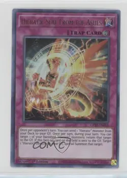 UR - Hieratic Seal From the Ashes 1st Ed. YuGiOh Ghosts The Past #GFTP-EN058 - Image 1