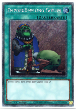 Upstart Goblin - RA03-DE096 - Platinum Secret Rare - 1st Edition - Yugioh G - Image 1