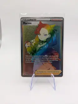 Pokemon TCG Marnie 208/202 Sword & Shield Base Set Secret Rare Card - Image 1