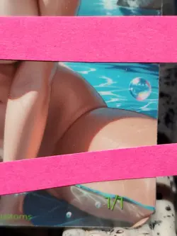 1/1 Only 1 Made Misty River Pokemon Spicy Topless Lonestar Customs Waifu Card - Image 4