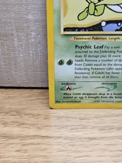 Celebi 16/64 Neo Revelation Non-Holo Rare Pokemon Card TCG - Image 5