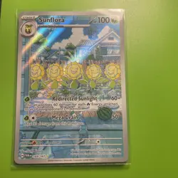 Sunflora 169/167 Illustration Rare Holo Pokemon TCG Twilight Masquerade Card - Image 1