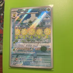 Sunflora 169/167 Illustration Rare Holo Pokemon TCG Twilight Masquerade Card - Image 2